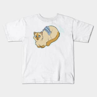 Catloaf: Toasted Brioche (Flame point Siamese) Kids T-Shirt